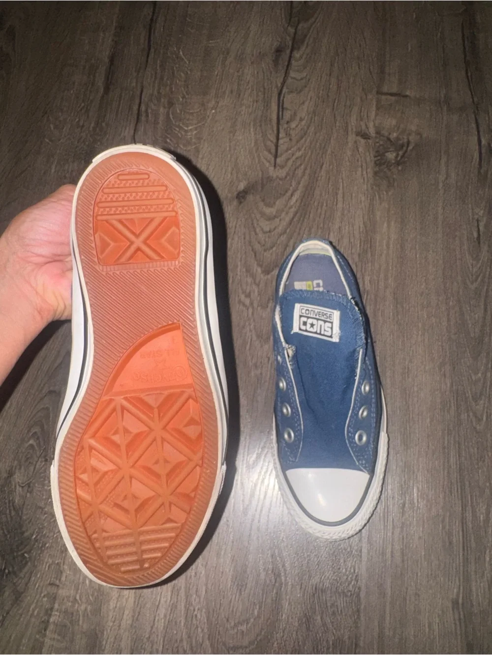 Converse Navy Slip-On Low Top Sneakers
